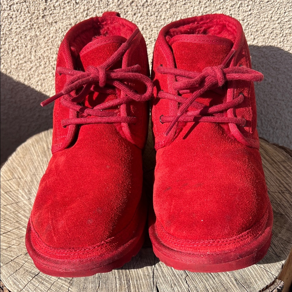 Red Suede Ugg Boots